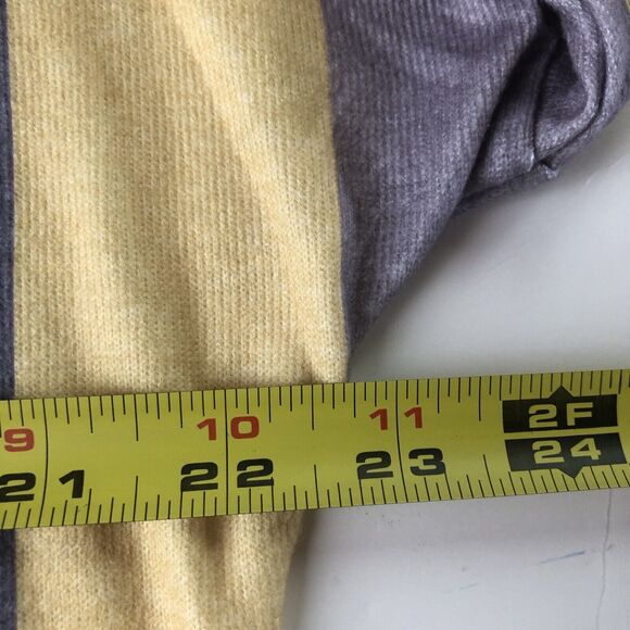 Ecowish Striped Button Down Top 3/4 Sleeves Medium NWT - Picture 9 of 9